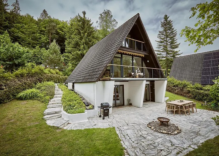 Haus28 - Modernes A-frame Im Wald * Grattersdorf