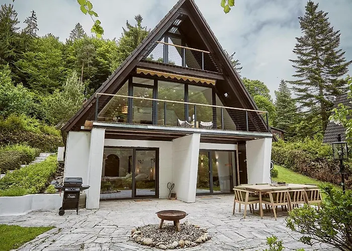 Haus28 - Modernes A-frame Im Wald
