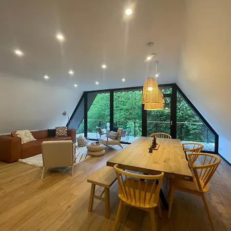 Haus28 - Modernes A-frame Im Wald Grattersdorf